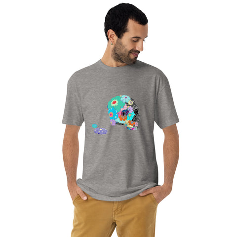 Floral Skull Sustainable T-Shirt